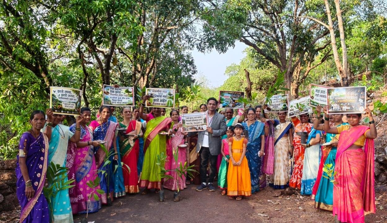 आरटीआय ह्युमन राइट्स अ‍ॅक्टिविस्ट असोसिएशनतर्फे हर्चे, रत्नागिरी येथे भव्य वृक्षारोपण व पर्यावरण जनजागृती मोहिमेचा उत्साहात शुभारंभ